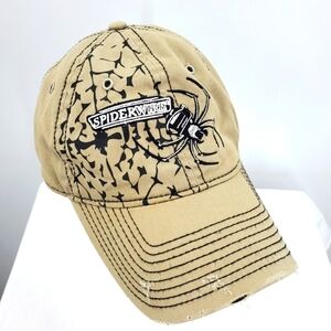Spiderwire tan vented adjustable fishing ball cap